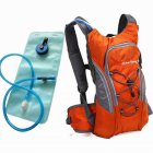 Riding Water Bag Backpack Bicycle 5L Sports Outdoor Riding Bag Cilmbing Travel Shoulders Bag 2 liter water bag + backpack orange