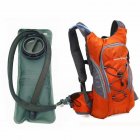 Riding Water Bag Backpack Bicycle 5L Sports Outdoor Riding Bag Cilmbing Travel Shoulders Bag 2.5L water bag + backpack orange