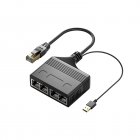 Rj45 Network Splitter Adapter Male 1 To 3 / 1 To 4 100mbps High-speed Lan Interface Network Distributor Adapter Male 1 to 4