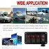 Rocker  Switch  Panel 12v 24v Dual USB   Voltage Digital Display Modification Parts For Car Boat Red light