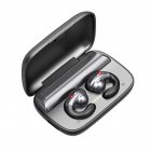 S19 Tws Wireless Earbuds Ear Clip Bone Conduction Bluetooth Headphones Bass Hi-fi Stereo Earphone black