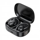 S260 Wireless Ear-hook Headset Bluetooth Digital Display Touch Control Stereo Business Earphones black