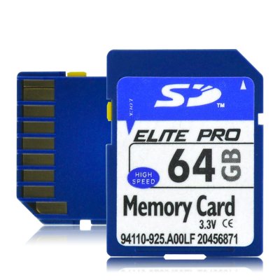 64GB SDHC card
