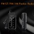 SH05 Mini Radio Battery Powered Portable Radio Excellent Reception Pocket AM FM Radio For Senior Running Walking Home black
