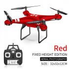 SH5 RC <span style='color:#F7840C'>Drone</span> 2.4G 4CH 6-Axis Gyro 360 Degree Rolling RC Quadcopter Headless Mode UAV SH5 red fixed without camera