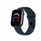 SX16 Smart Bracelet Watch 1.3inch TFT Screen Bluetooth4.0 Blood Pressure Heart Rate <span style='color:#F7840C'>Monitor</span> Fitness Tracker Wristband Black shell blue PU strap