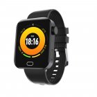 SX25 Fitness Tracker <span style='color:#F7840C'>Watch</span> Men Women Waterproof Smart Bracelet Blood Pressure Heart Rate Monitor black