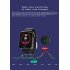 SX25 Fitness Tracker Watch Men Women Waterproof Smart Bracelet Blood Pressure Heart Rate Monitor  black