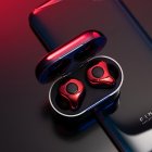 Sabbat E12 Ultra QCC3020 TWS BT V5.0 Sports Earbuds Wireless Charging Noise Canceling Headphones  Red