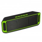 Sc208 Premium Wireless Bluetooth-compatible  Speaker Built-in Microphone Dual Speakers Support Audio Transmission Speakers green