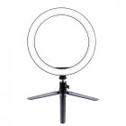 Selfie Ring Light LED Circle Light USB LED Desktop Lamp with Stand Dimmable LED Fill Light for Live Stream <span style='color:#F7840C'>Photograph</span> Desktop stand + 26cm fill light