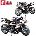 Sembo Technical Expert Famous Motorcycle  Building  Blocks  Toys Racing Motorcycle Bricks Assembly Model Gift For Children Boys QLD2616