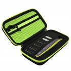 Shaver Organizer Waterproof Dust-proof Shaver Bag Organizer Compatible For Philips Oneblade Philips Qp2520/90/70 black green