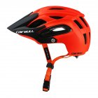 Shock-proof Bicycle Helmet Integrated Molding Breathable Cycling Helmet for Man Woman Orange_M (54-58CM)