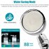 Shower Head Multi color Water Saving Flow Detachable 360 Rotating High Pressure Nozzle With Turbo Fan Silver