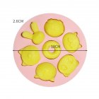 Silicone Cake Molds Cartoon Ice Cream Mold Food Container With Cover For Diy Cake/ice Cream/pudding/chocolate 42707