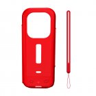 Silicone Case Lens Protector Body Drop-resistant Shell Accessories Compatible For Insta360 X3 Panoramic Camera red