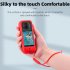 Silicone Case Lens Protector Body Drop resistant Shell Accessories Compatible For Insta360 X3 Panoramic Camera red