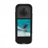 Silicone Case Lens Protector Body Drop resistant Shell Accessories Compatible For Insta360 X3 Panoramic Camera red