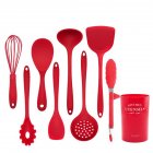 Silicone Cooking Tools Kitchen Utensils Heat-resistant Nonstick Spatula/Shovel/Soup Spoon 9 PCS/ set