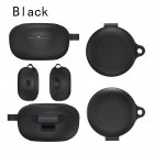 Silicone Earphone Case Compatible For Lg Tone Free Fp9 Bluetooth Headphones Waterproof Storage Box black