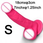 Silicone Female Penis Dildo Simulation Manual Sextoys Masturbator Female Adult Sex Toys Adult Supplies S