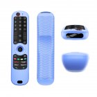 Silicone Protective Remote Control Cover Waterproof Case Compatible For Lg An-mr21gc Mr21n/21ga Tv Remote Luminous blue