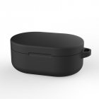 Silicone Pure Color Liquid Silicone Earphone Protective Case Cover For Redmi Airdots Black