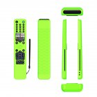 Silicone Remote Control Case Scratch Proof Protective Cover Compatible For Sony Rmf/mg3-tx520u Voice Remote Luminous green