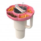 Silicone Snack Tray For 40 Oz Tumbler With Handle Cup Accessories