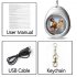 Silver Keychain Digital Photo Frame