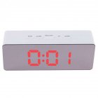Simple Home Multi-Function LED Digital Alarm Clock PVC Rectangular Light TS-S69-R
