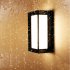 Simple Outdoor IP65 Waterproof LED Wall Light Night Lamp Home Decoration Warm White