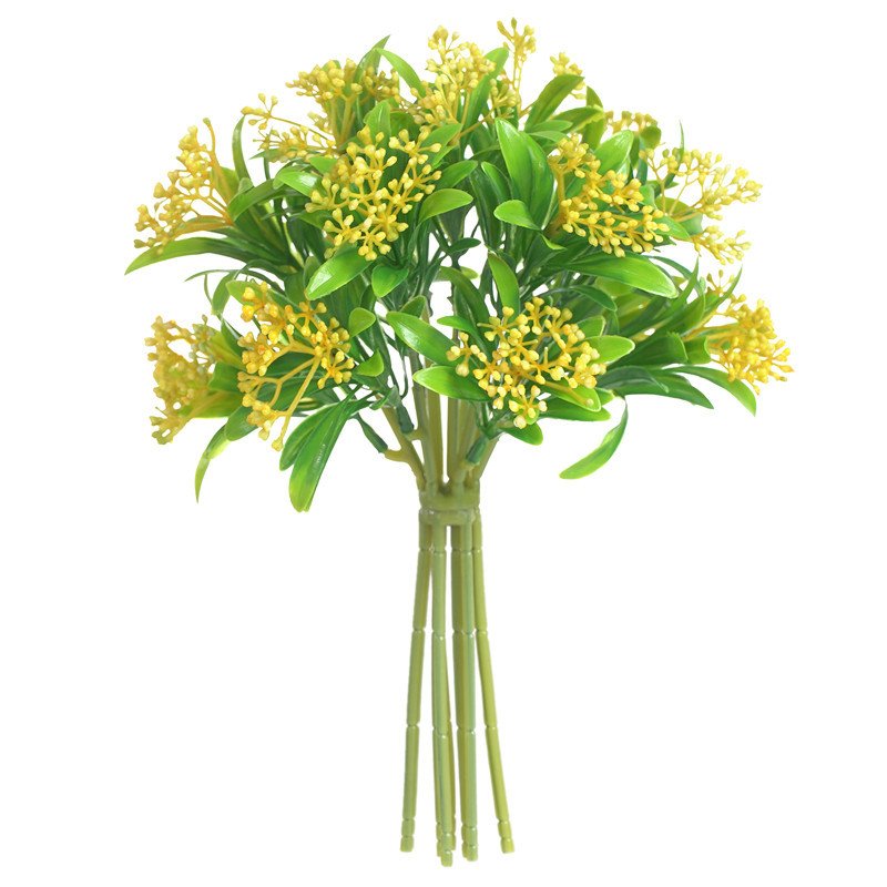 Simulation Siraitia Plastic Flowers And Plants Handmade Craft Decoration Home Decoration Photography yellow