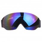 Single Layer Ski Goggles Short-sighted Snow Goggles Adult Windproof Ski Goggles blue