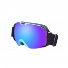 Ski Goggles Double Layer Antifog Large Spherical Snow Sports Snowboard Mountain Climbing Goggles blue