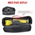 Small Zipper Bag Multi purpose Tool 600 d Oxford Cloth Pouch Tool Storage Organizer black