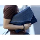 Smart Clutch Bag Unisex (Crocodile ver2 Blue)