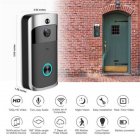 Smart Door Bell Wireless Wifi Rain-proof Night Vision Intercom Camera Doorbell V5-M3 black