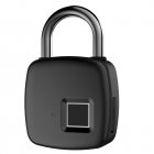 Smart Home Fingerprint Lock P30 Electronic Password Lock Usb Rechargeable House Anti-theft Fingerprint Padlock black