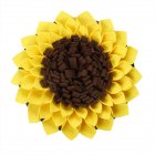 Snuffle Mat Pet Dog Slow <span style='color:#F7840C'>Feeding</span> Training Foraging Pad Cat Interactive Game Puzzle Toys For Releasing Pressure sunflower_One size