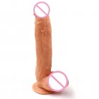Soft Realistic Skin Feel Human Penis Dildo With Suction Cup Thick Dick Anal Sex Toys Beginners Women Gay Cock 8 Inches color