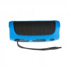 Soft Silicone Case Shockproof Waterproof Protective Sleeve for JBL Flip4 Bluetooth Speaker blue