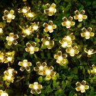 Solar Cherry Blossom String Lights Rainproof Waterproof Led Lights