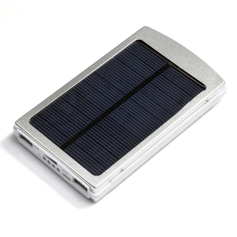 10000mAh Solar Power Bank w/ x2 USB