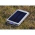 Solar Power Bank with 10000mAh built in battery and 2 USB OUT ports to charge all your electronic gadgets with the sun