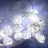 Solar Powered String Lights 20ft 30 PCS LED Waterproof Fairy Christmas Lights  Multicolor