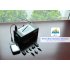 Solar Mini Speaker Charger   MP3 Player   Alarm Clock  Black 