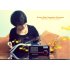 Solar Mini Speaker Charger   MP3 Player   Alarm Clock  Black 
