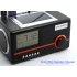 Solar Mini Speaker Charger   MP3 Player   Alarm Clock  Black 